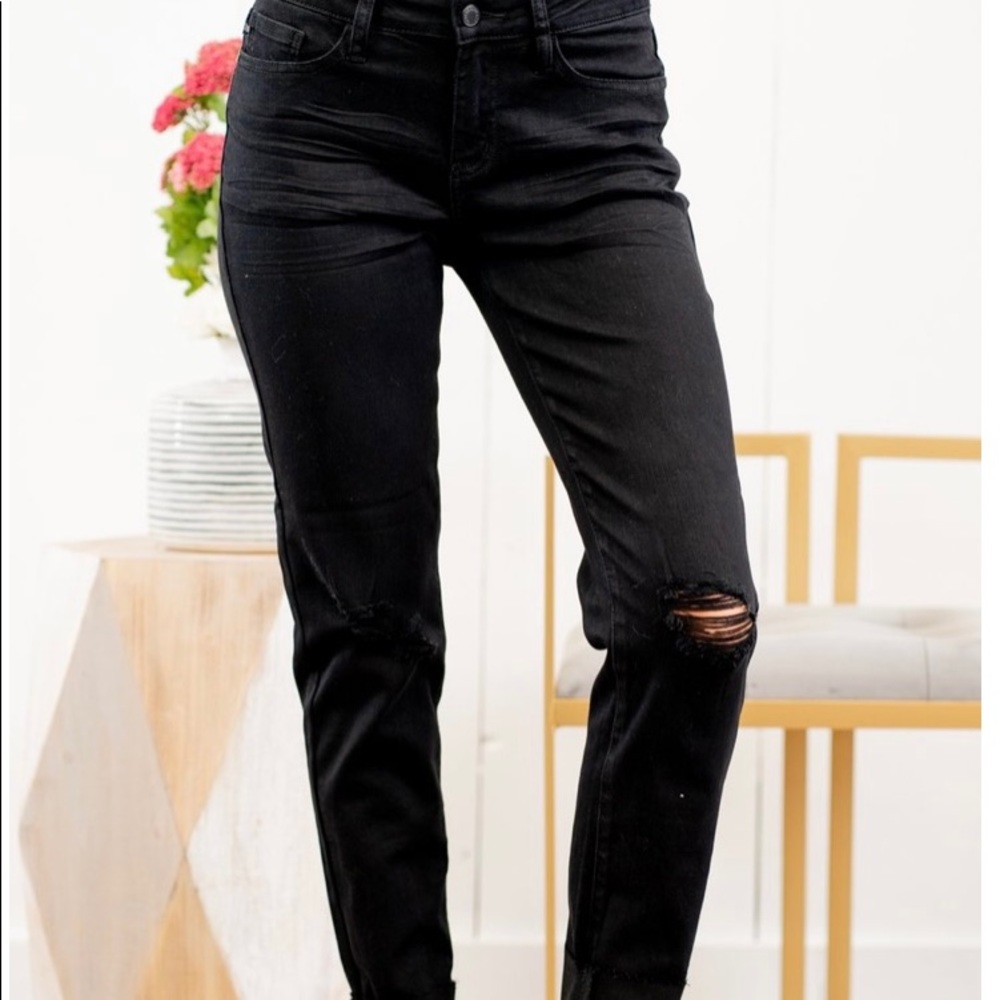 Judy Blue Jeans Black New 18 W